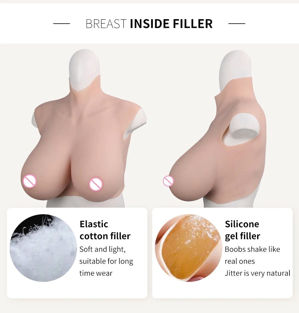 New Arrival K Cup Breastplate for Drag Boytogirl - SANBULE