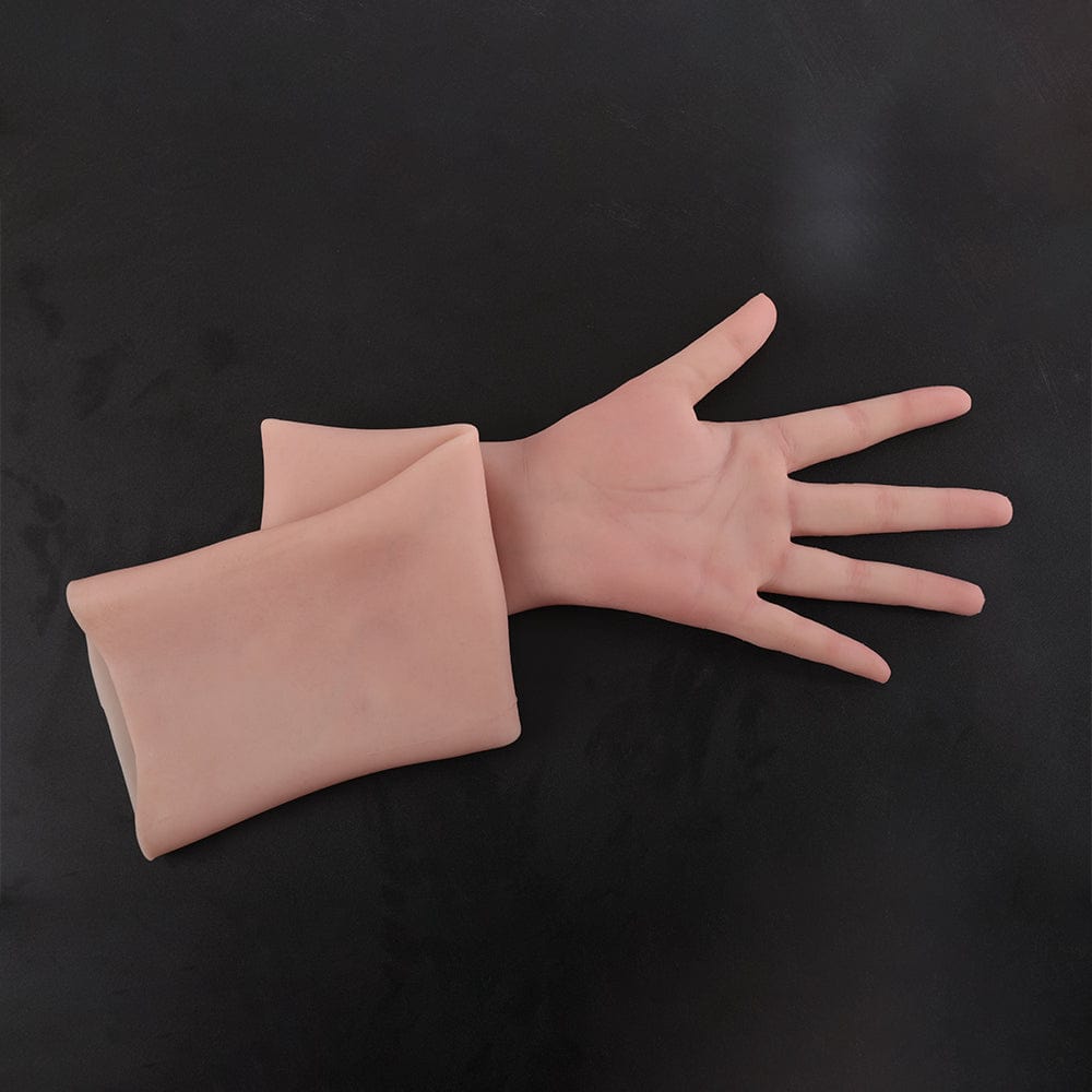 65cm Realistic Female Silicone Gloves With Veins For Cosplay - SANBULE