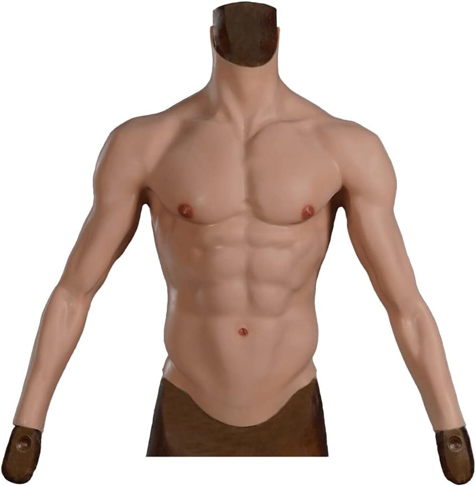 8th generation silicone muscle set with arms, pectoral armor and false pectoral muscles - SANBULE