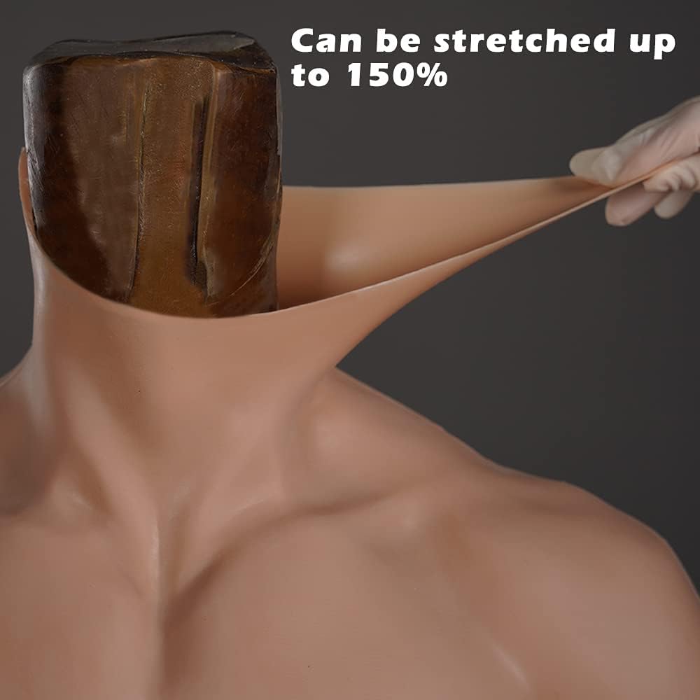 8th generation silicone muscle set with arms, pectoral armor and false pectoral muscles - SANBULE