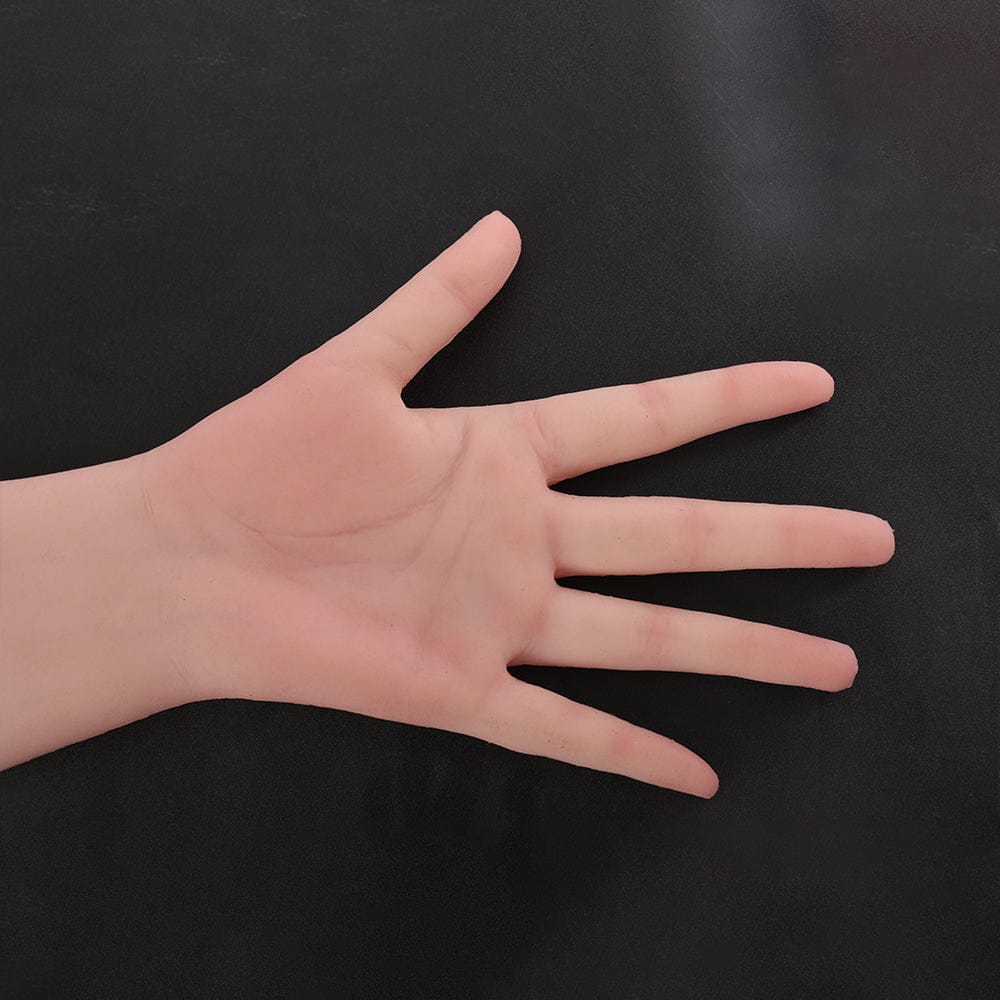 65cm Realistic Female Silicone Gloves With Veins For Cosplay - SANBULE