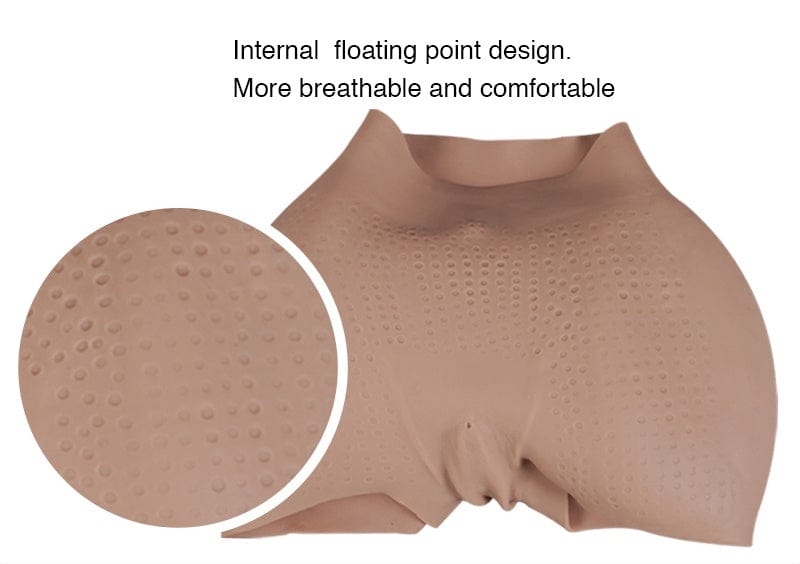 7th Silicone Fake Vagina Panty Thicken Hip Buttock Enhancer - SANBULE