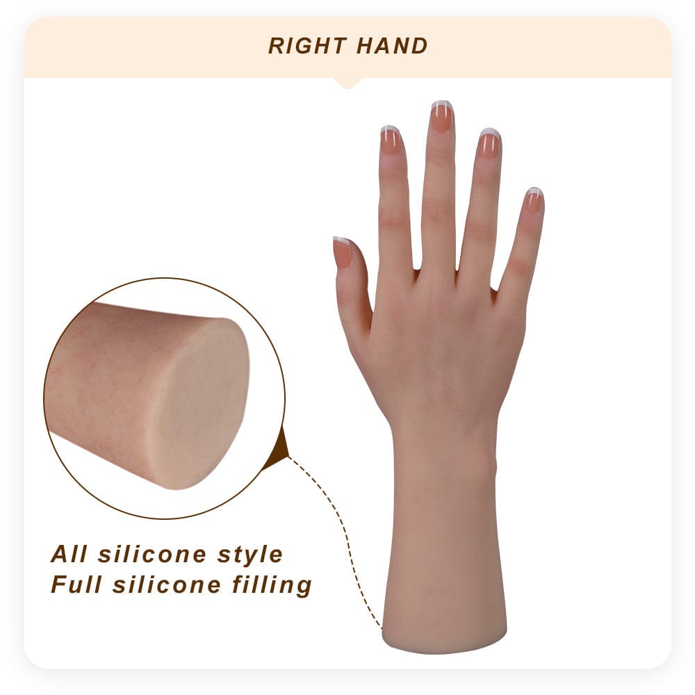 Simulation hand model Foot model reddish skin color exhibit foot fetish silicone props Real Shape sexy female foot model - SANBULE