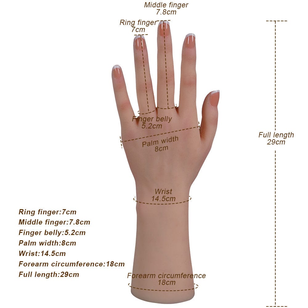 Simulation hand model Foot model reddish skin color exhibit foot fetish silicone props Real Shape sexy female foot model - SANBULE