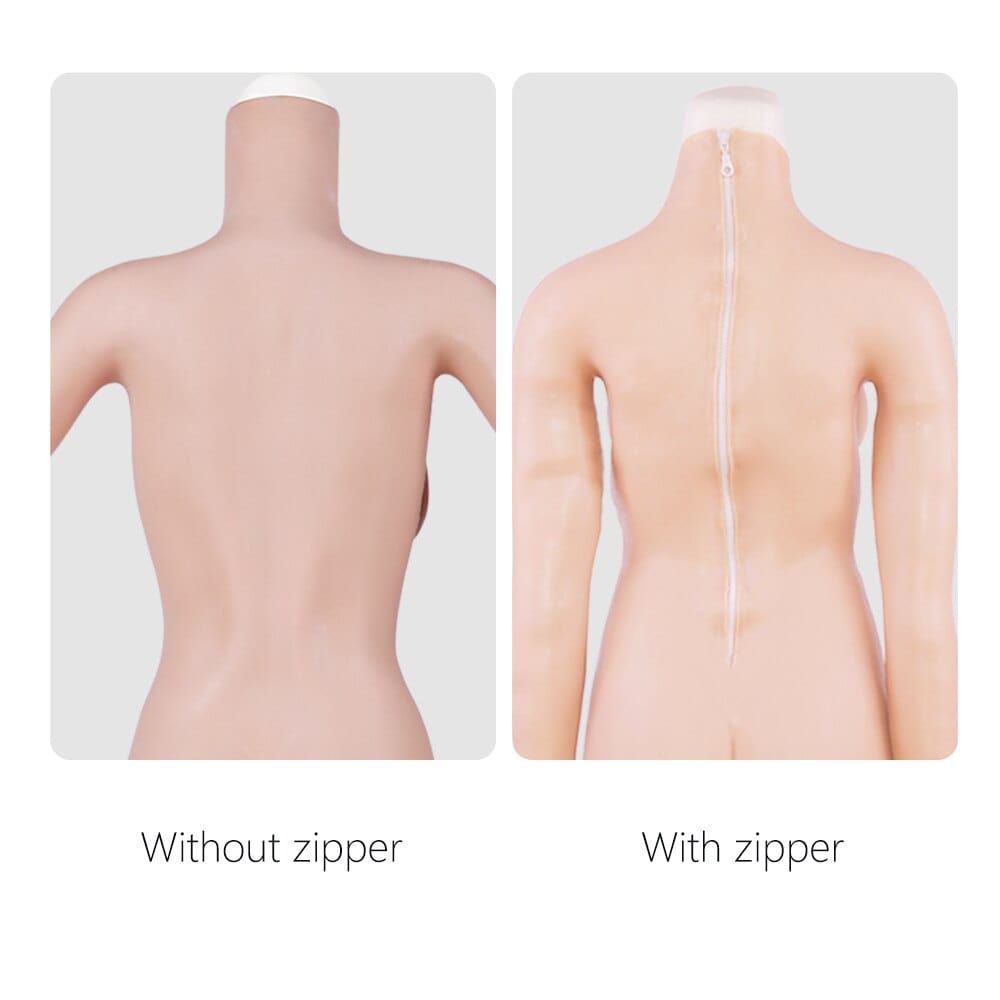 Fake Boobs Silicone Bodysuit For Transvestites Crossdressers 4th generation - SANBULE