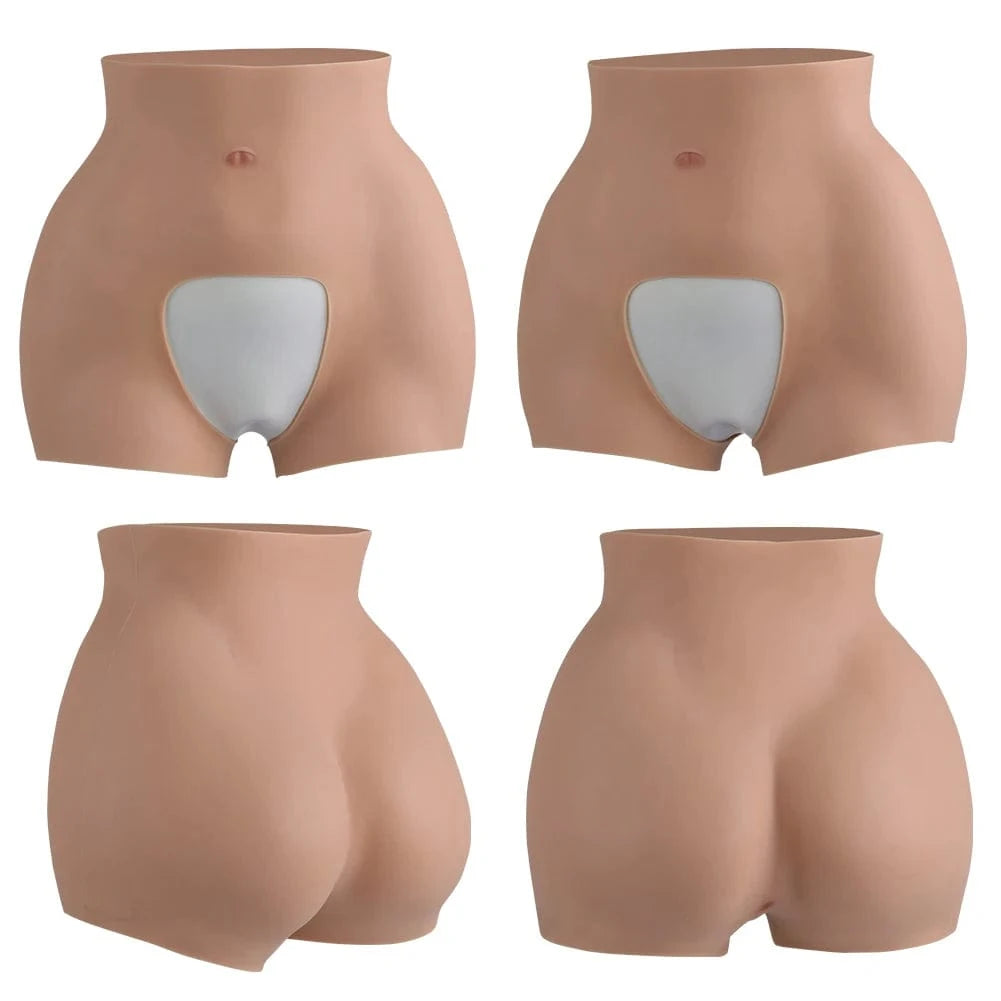 New 4th Gen Hip & Butt Enhancement 3-Part Open-Crotch Pants - SANBULE