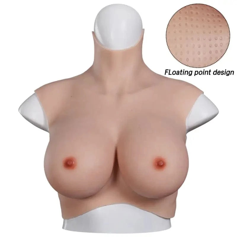 New Upgraded Airbag+Silicone or Full Silicone Top Quality Realistic Silicone Breast Forms With Bloodshot Design - SANBULE