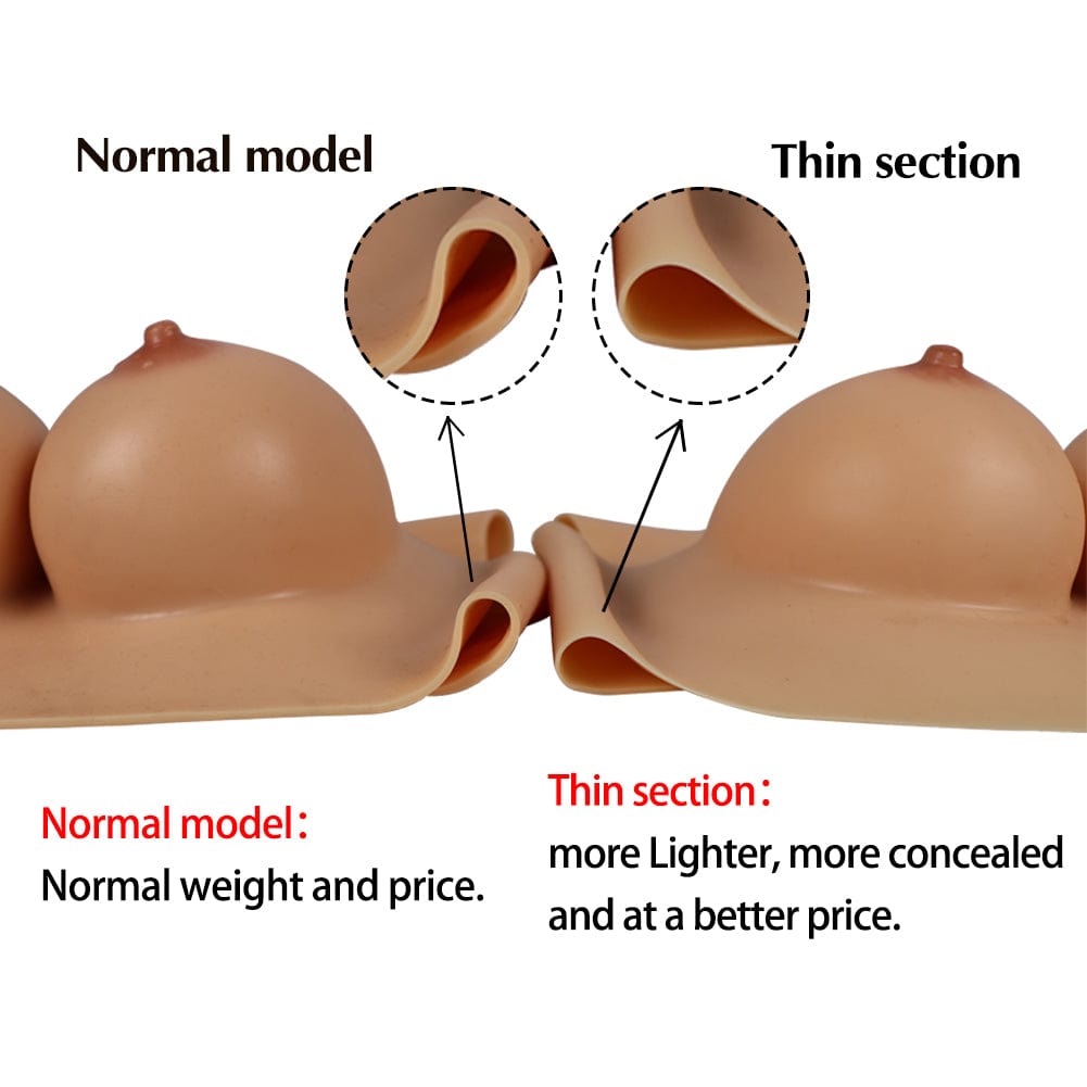 Lightweight Silicone Prosthetic Breast Cotton Filling Lighter and Convenient - SANBULE