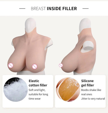 New Arrival K Cup Breastplate for Drag Boytogirl - SANBULE