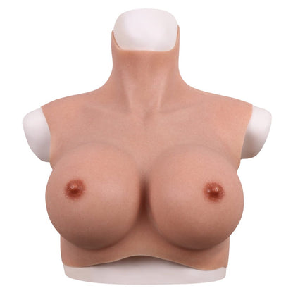 Fourth-generation M size silicone high-neck false chest