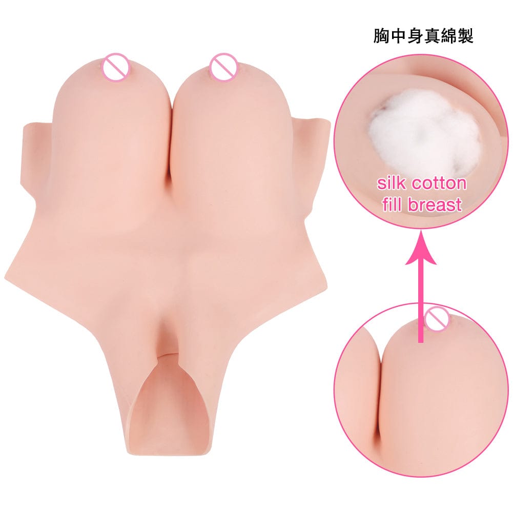 Lightweight Silicone Prosthetic Breast Cotton Filling Lighter and Convenient - SANBULE