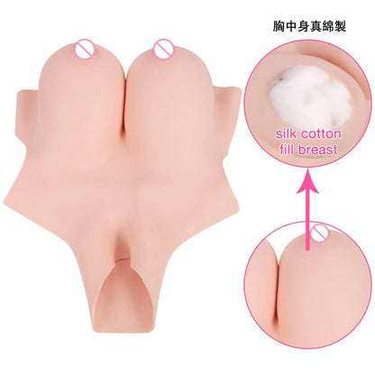 Lightweight Silicone Prosthetic Breast Cotton Filling Lighter and Convenient - SANBULE
