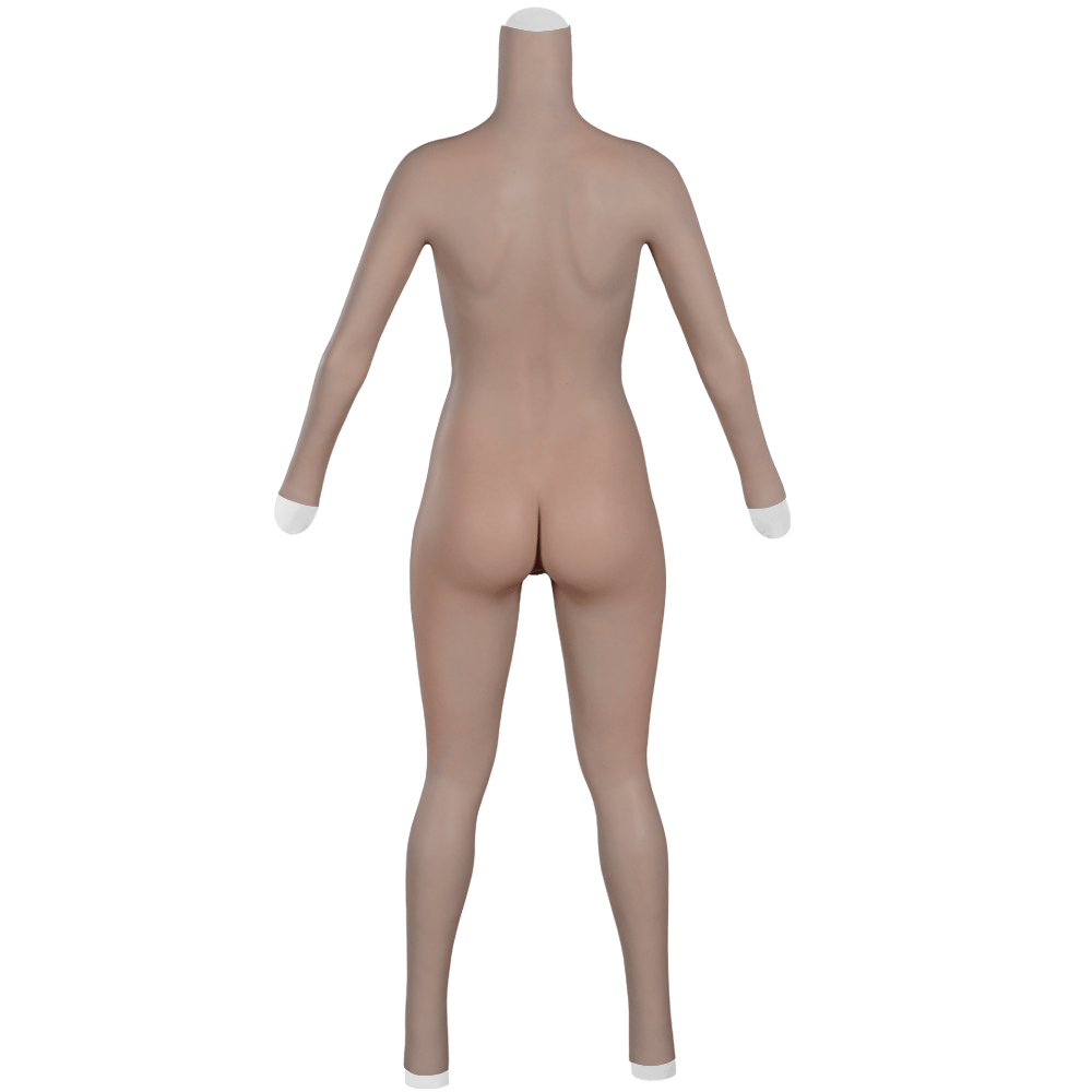 9th Oil-Free Silicone Bodysuit Makeup With Cool Floating Pussy Pussy For Transgender Shemale Boobs Plate Male To Female - SANBULE