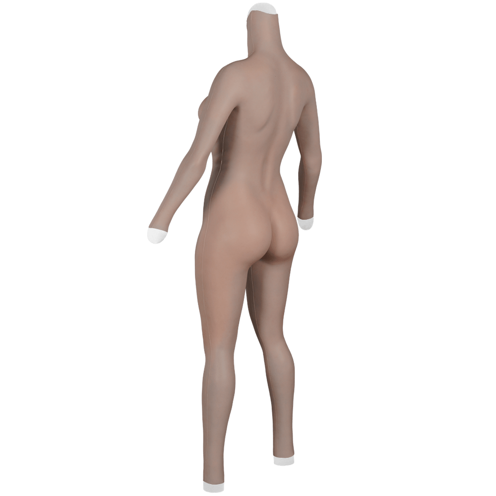 9th Oil-Free Silicone Bodysuit Makeup With Cool Floating Pussy Pussy For Transgender Shemale Boobs Plate Male To Female - SANBULE