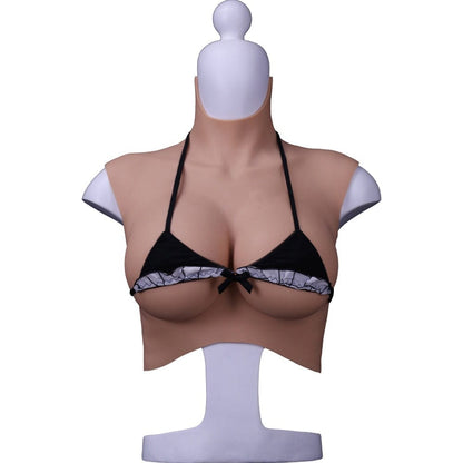 7th Plus size Oil Free Realistic Silicone Breast Forms Chest Plate - SANBULE