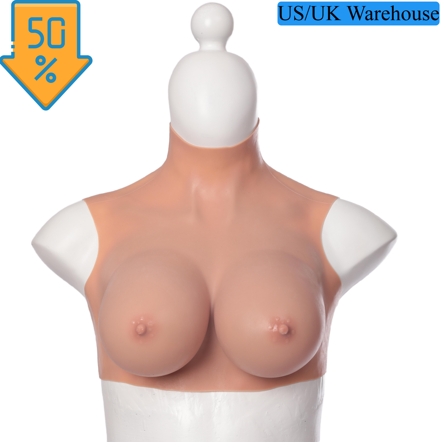 Lightweight Silicone Prosthetic Breast Cotton Filling Lighter and Convenient - SANBULE