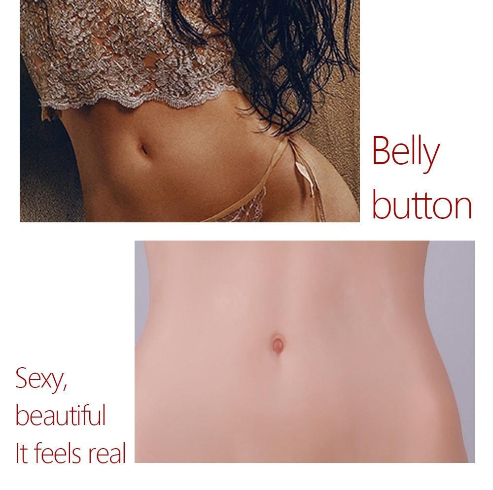 Silicone Bodysuit Silicone Breast and Vagina With Sleeves Buttocks Pad Fake Pussy for T-girl - SANBULE