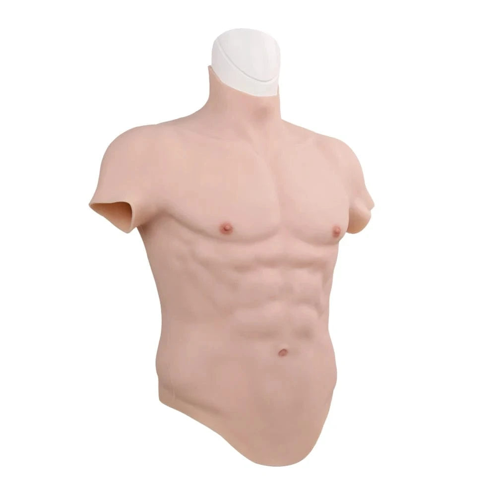 9th No Oil Upgraded Silicone Muscle Suit Breastplate - SANBULE