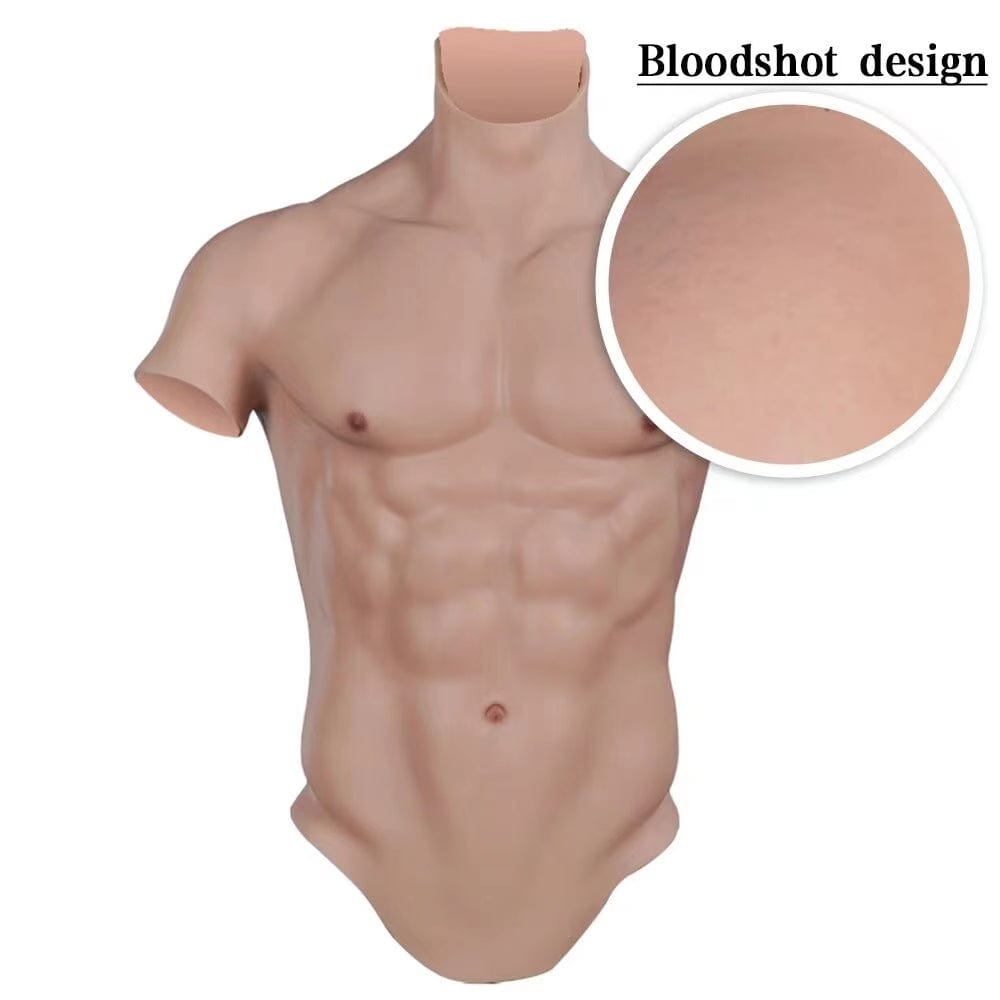 8th New Upgraded Artificial Muscle Belly Macho Realistic Vest Soft - SANBULE